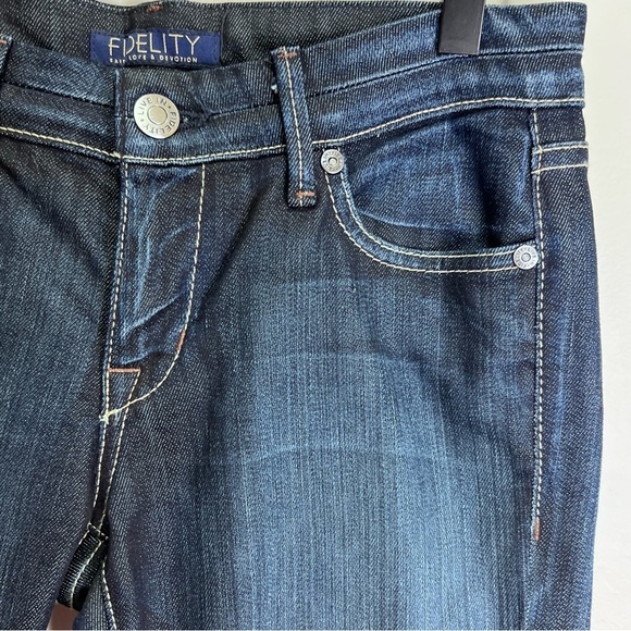 Fidelity Denim Bootcut Jeans Size 26 Casual Denim - Picture 5 of 12